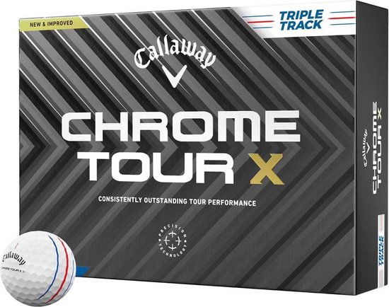Callaway Chrome Tour X Trpltrk Golfballen Doos 12 Eenheden van Callaway