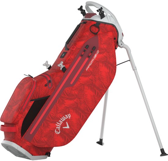 Callaway Fairway C HD Red Palms Waterproof Standbag 2025 - Rood van Merkloos