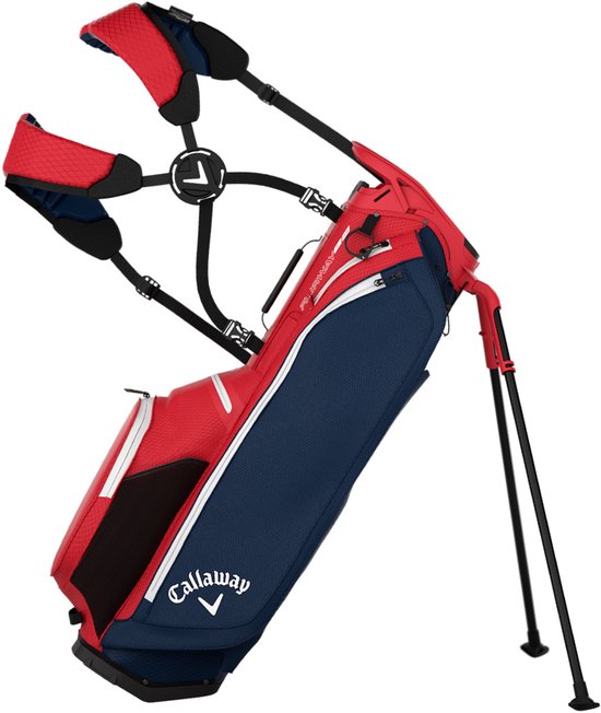 Callaway Fairway C Hyper Dry Standbag 2026 - Rood Wit Blauw van Merkloos