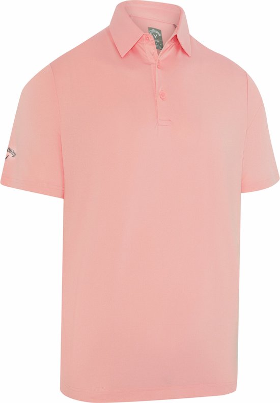 Callaway Heren Golfpolo Cooling Candy Pink van Callaway