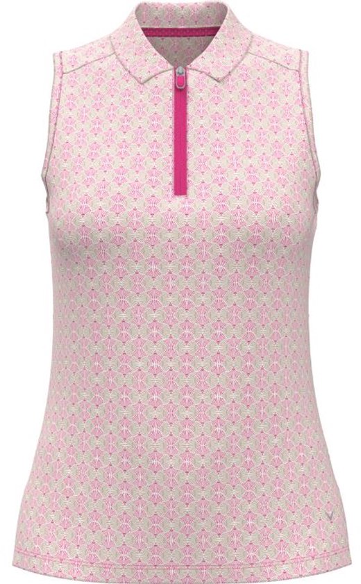 Callaway Premium Opti Dri Mouwloze Polo Pink Beige