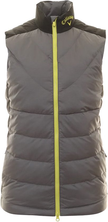 Callaway Quilted Premium Heren Bodywarmer Grijs Lime van Callaway