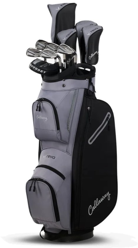 Callaway Reva Black 16-Delige Dames Golfset +1 Inch 2026 | Cartbag (graphite)