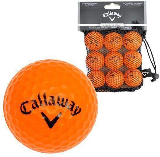 Callaway Soft flight 9 pack Oefen Zachte Golfbal Unisex Oranje van Callaway