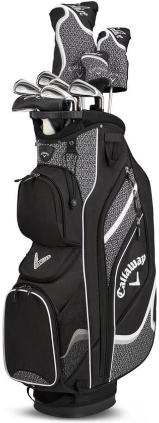 Callaway Solaire Black 14-Delige Dames Golfset 2025 | Cartbag (graphite shaft) van Merkloos