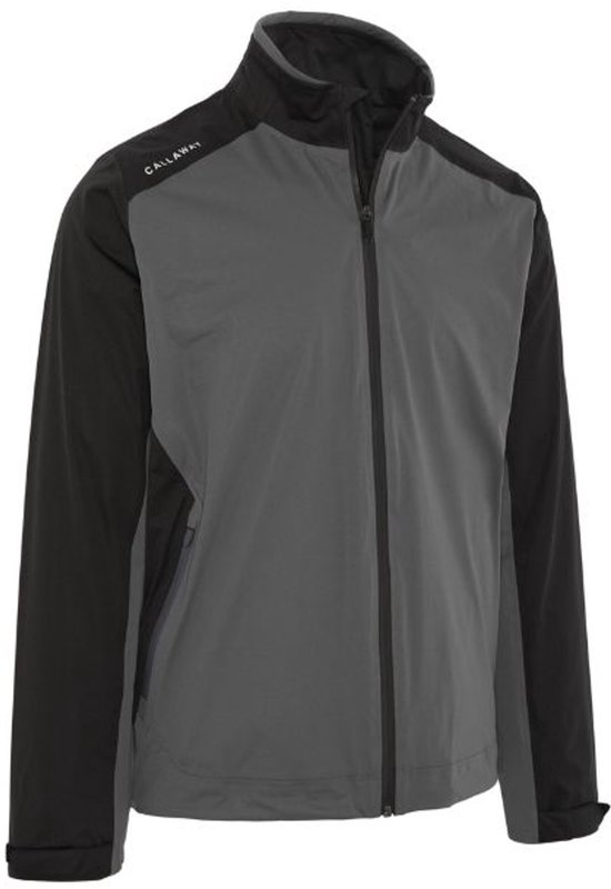 Callaway Stormlite 3 Waterdichte Heren Golf Regenjas Zwart Grijs van Merkloos