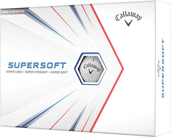 Callaway SuperSoft 2021 Golfballen - Wit - 12 Stuks van Merkloos