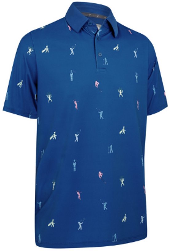 Callaway Time Lapse Polo Heren Galaxy Blue van Callaway