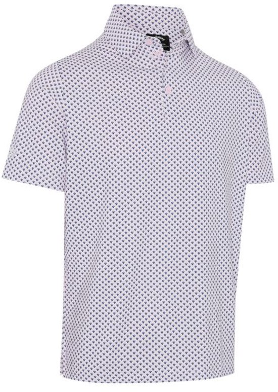 Callaway TM Heren Golfpolo Pink Tulle van Merkloos