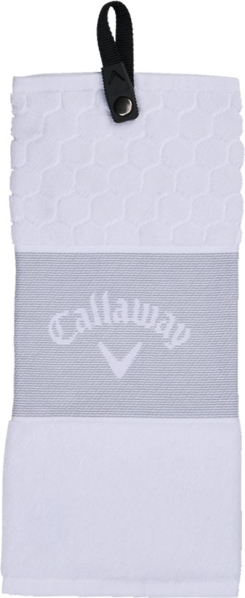 Callaway Tri-Fold towel 2023 wit golfhanddoek van Callaway