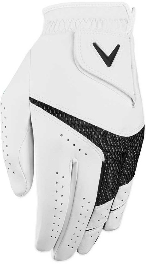 Callaway Weather Spann Golfhandschoen Voor Linkshandigen 2 Eenheden Wit L Man van Merkloos