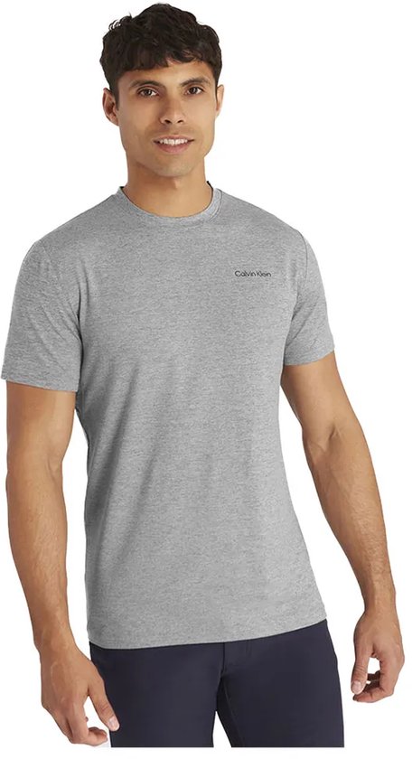Calvin Klein Golf Newport T-shirt Met Korte Mouwen Grijs 2XL Man van Calvin Klein