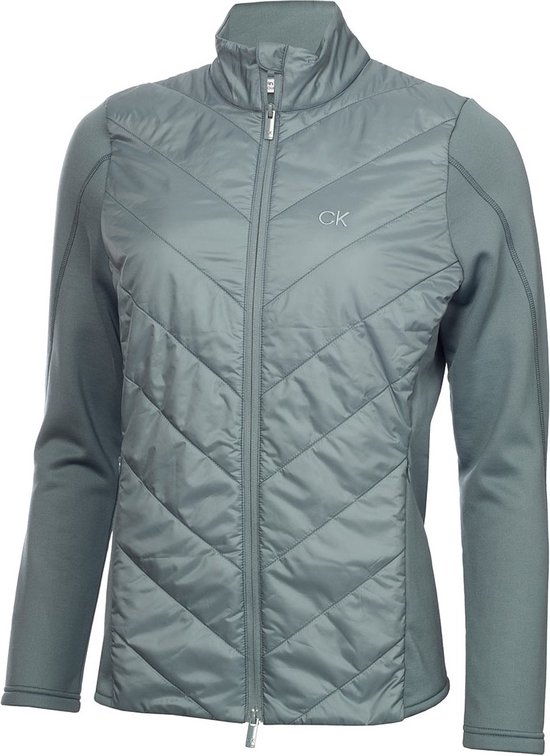 Calvin Klein Lago Hybrid Woman Jacket Sage van Calvin Klein