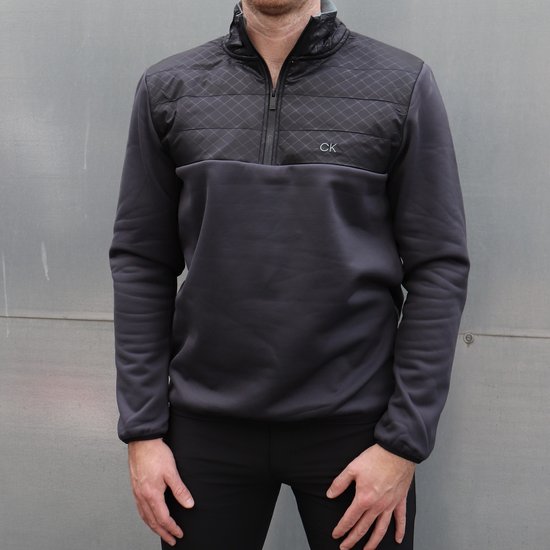 Calvin Klein Ramond Hybrid 1/4 Zip Men Sweater Urban van Calvin Klein