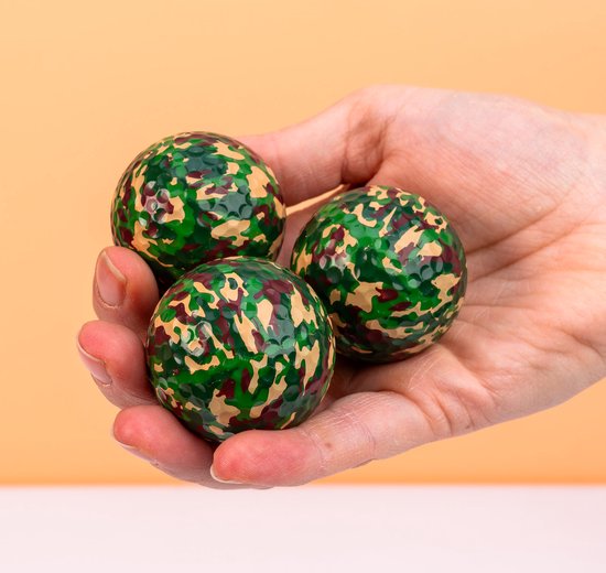 Camouflage Golfballen (set Van 3) van Gift Republic van Gift Republic
