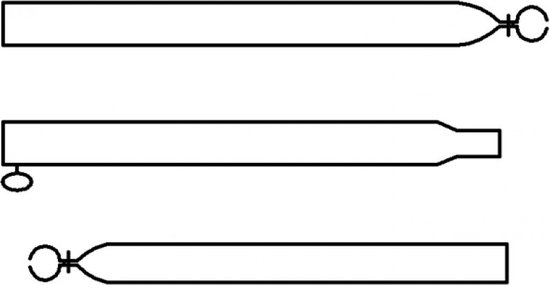 Campking verandastang 22/19 mm 170-250cm Basic van Campking