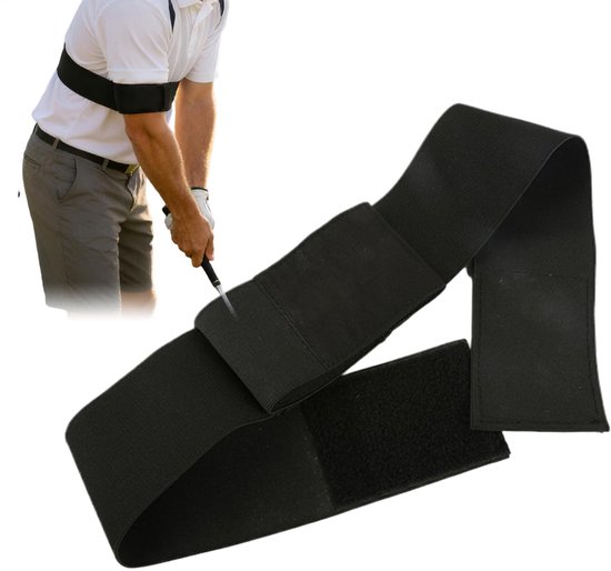 carmdering - Golf Swing Band - Swing Training Band - Trainingshulpband - Elastisch nylon, verstelbaar, opvouwbaar - Verbeter precisie, geschikt voor alle spelers - Lichtgewicht, past in elke golfbag - Ideaal cadeau voor beginners van carmdering