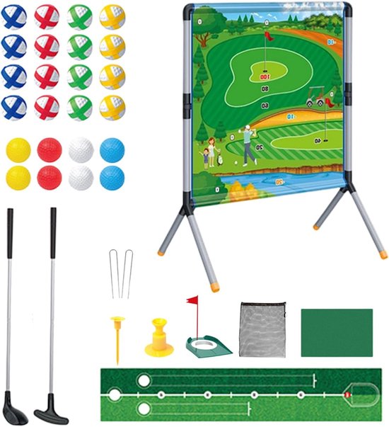 Chipping golfspel set voor interactieve training tussen ouders en kinderen - Perfect voor gezinnen, plezierige activiteit voor jongens en meisjes, ideaal cadeau voor golfers