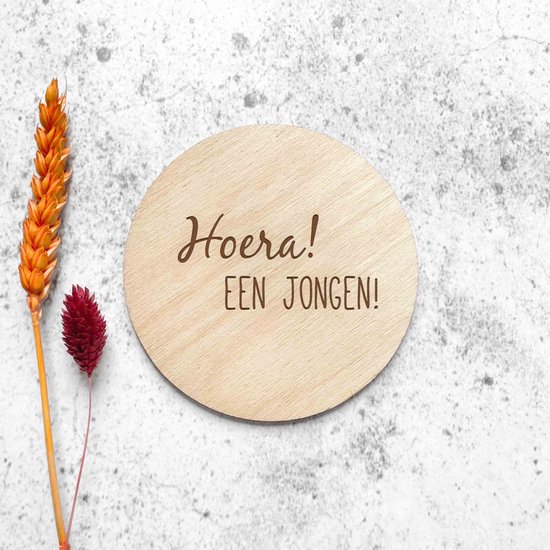 Cirkel | hoera een jongen | Fien & Feau van Fien & Feau