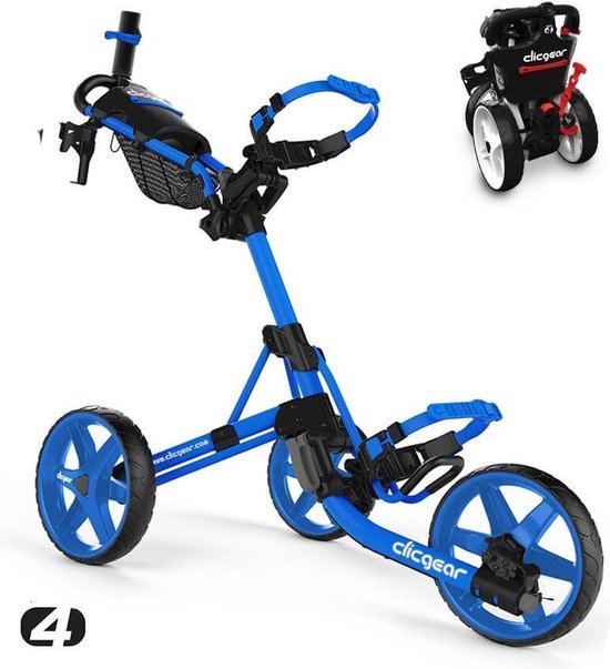 Clicgear 4.0 Golftrolley - Blauw van Clicgear