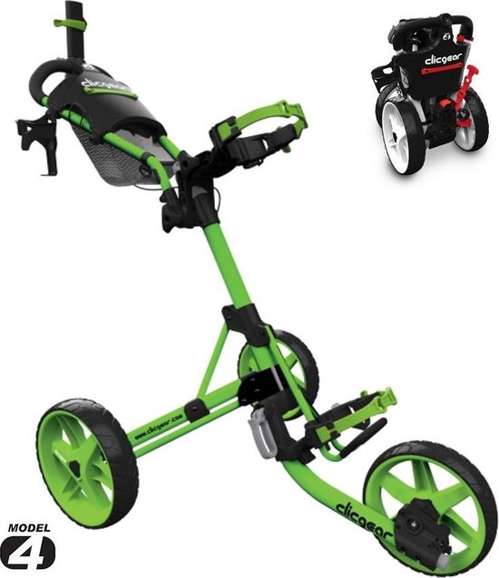 Clicgear 4.0 Golftrolley - Lime Groen van Clicgear