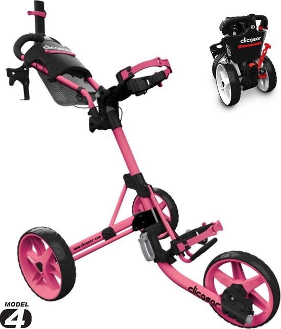 Clicgear 4.0 Golftrolley - Roze van Clicgear
