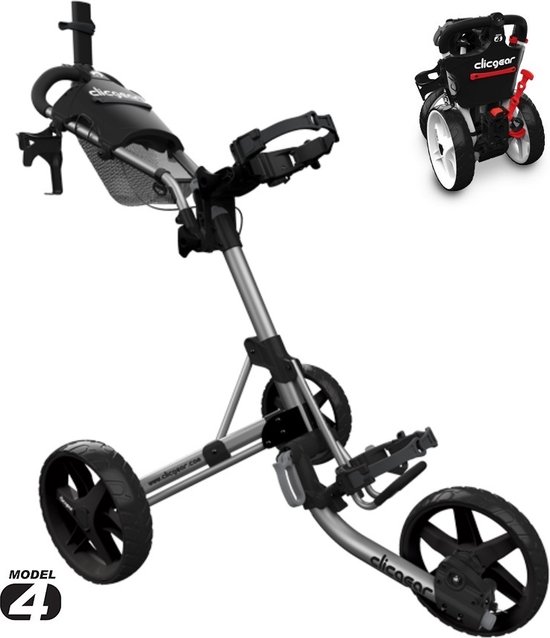 Clicgear 4.0 Golftrolley - Zilver van Merkloos
