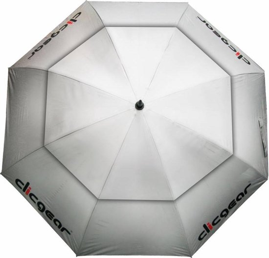 Clicgear 68 inch Double Canopy Golfparaplu - Zilver van Clicgear