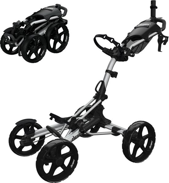 Clicgear 8.0+ Golftrolley - Zilver Zwart van Clicgear