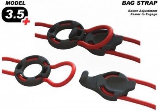 Clicgear Tas Elastieken Zwart van Merkloos