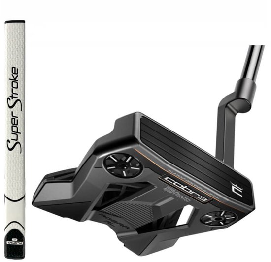 Cobra King 3D Printed Agera Armlock Plumbers Neck Putter 2024 | 41 inch | Uni | Rechtshandig van Cobra