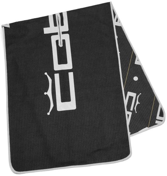 Cobra Players Microfiber Tour Golfhanddoek - Zwart van Merkloos