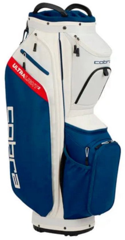 Cobra Ultra Light 2 Cartbag Sugared Almond Navy van Merkloos