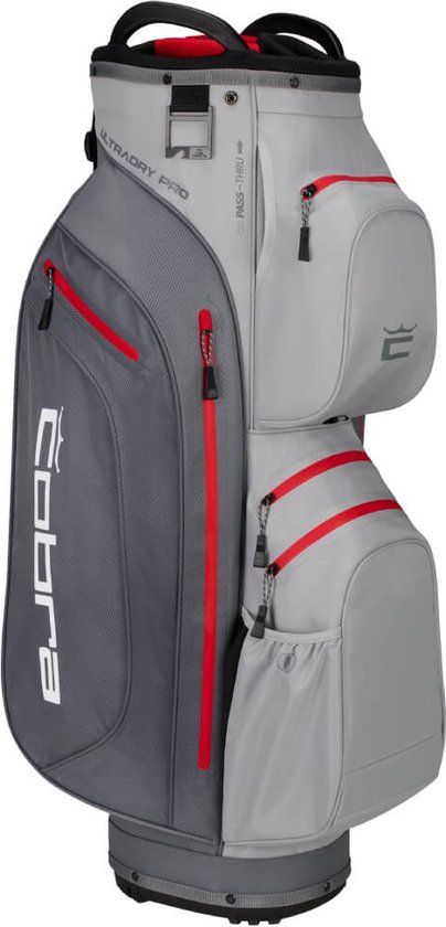 Cobra UltraDry Pro Waterproof Cartbag 2023 - Grijs Rood van Cobra