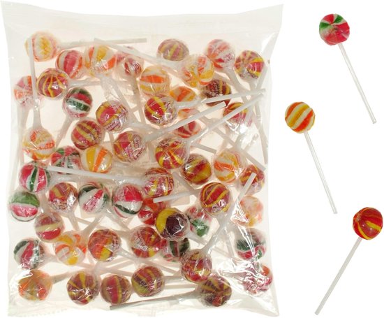 Cojak 8 gram 50 stuks, lolly's grootverpakking per stuk verpakt