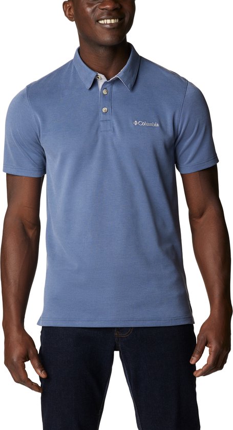 Columbia Nelson Point™ Polo - Polo Shirt - Heren Polo - Blauw - Maat S