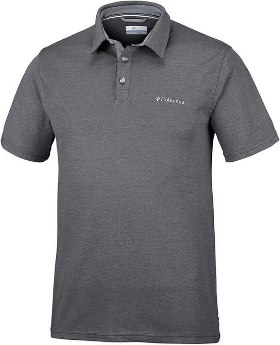 Columbia Nelson Point™ Polo - Polo Shirt - Heren Polo - Zwart - Maat XS