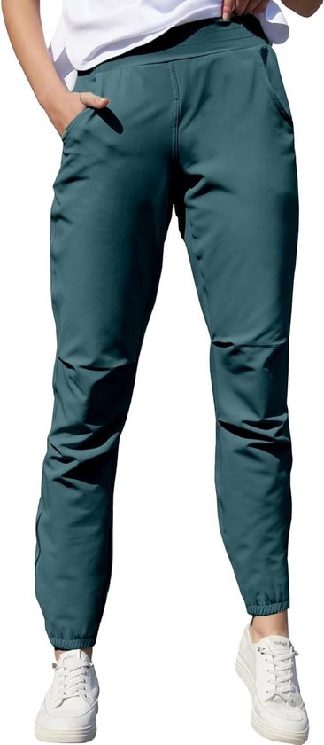 Comfortabele Golfbroek - Sportbroek Dames - Actief Buitenleven - Sneldrogend UV Beschermend - N.v.t. - Zwart