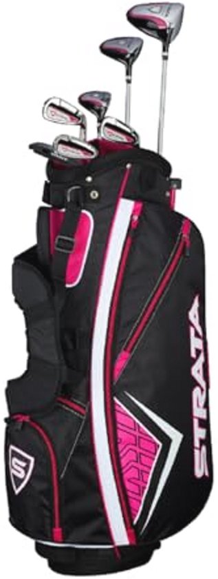 Compleet Golfpakket voor Dames - 11-delige Set met Driver, Hybride, IJzers en Putter van Wilson