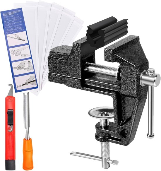 Complete Golf Grip Kit met Schroefstok, Siliconen Klem en 15 Dubbele Kleefbanden voor Beginners en Professionals