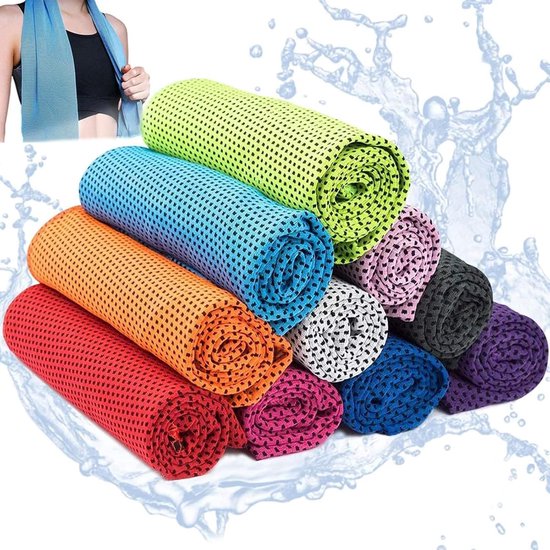 Cooling Towel - 10 Pcs Instant Cold Microfiber Ice Towel voor Fitness - Sport - Reizen - Yoga