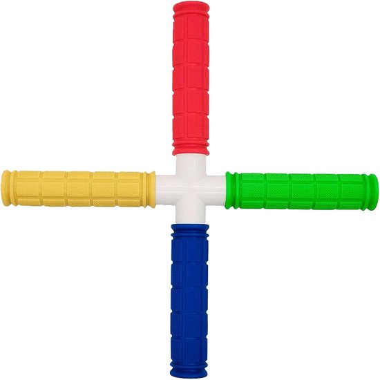Coördinatie Trainer - Reactie Stick - Sport Training - Vierkoppig Ontwerp - 30cm Diameter - Meerkleurig