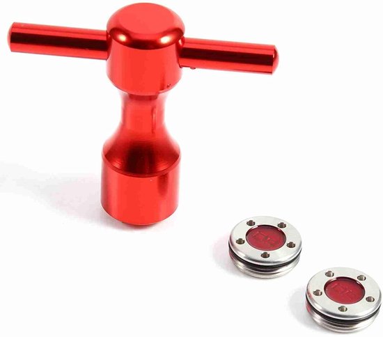 Cosensi - Golf putter gewicht moersleutelgereedschap set voor Scotty Cameron Putter (20 g) - Rood - 2 stuks van Cosensi
