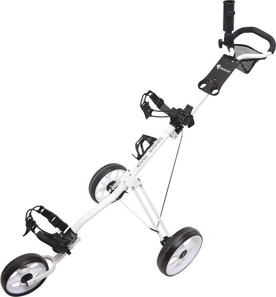 Cougar Track Golftrolley - Wit van Merkloos