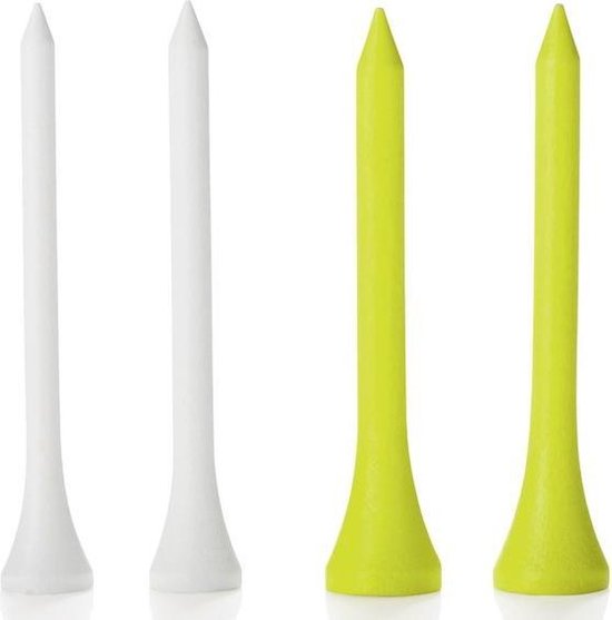 Crivit Golf Tees Hout - Wit - Groen - 5X 150 stuks Pack