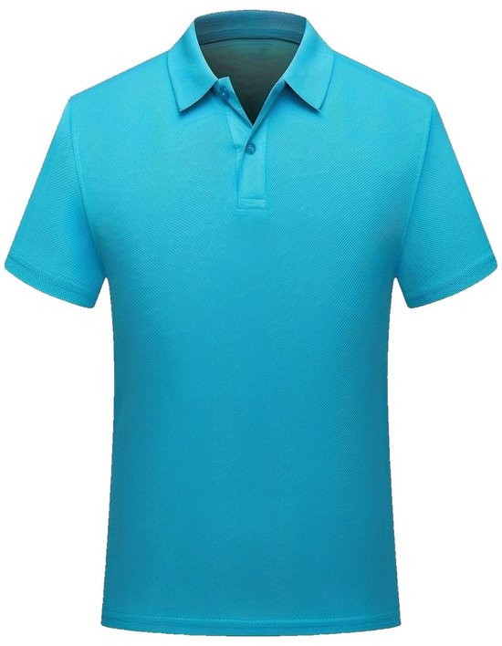Currero Golf Polo Dames - Ademend Golfshirt - Polo Shirt - Sportshirt - Golfkleding Heren - T-Shirt - Golf Mode - Blauw L