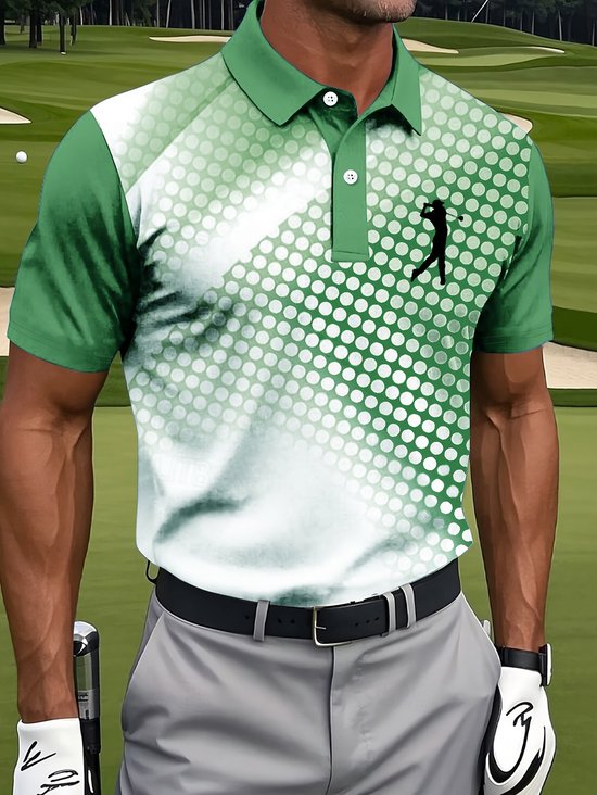Currero Golf Polo Heren - Ademend Golfshirt - Polo Shirt - Sportshirt - Golfkleding Heren - T-Shirt - Golf Mode - Groen XXXL