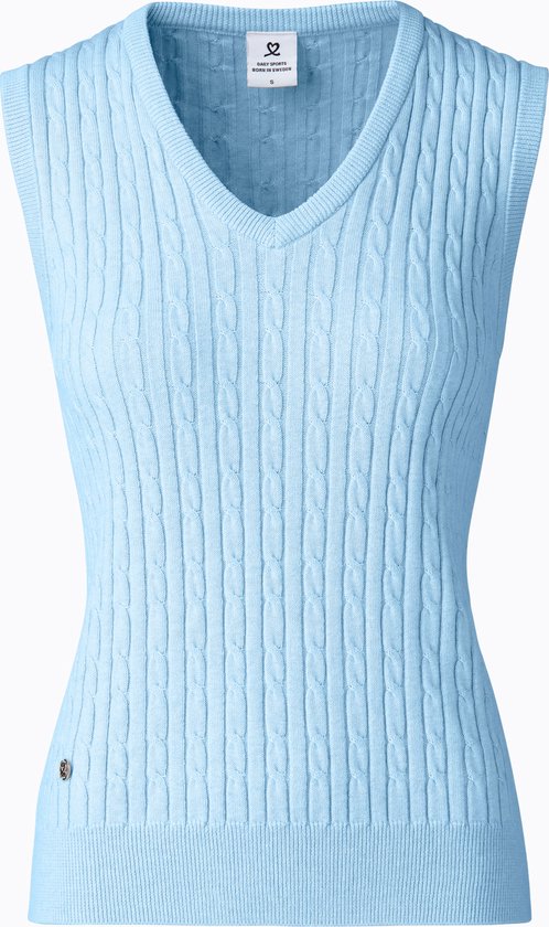 Daily Sports - Madelene V-Neck Golf Vest - Lichtblauw van Merkloos