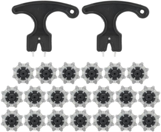 Dailygoods - Dailygoody - Anti-slip Golfnoppen - Vervanging Golfspikes - Duurzaam en Comfortabel - 20 Stuks - Geschikt voor Golfschoenen - TPU Materiaal