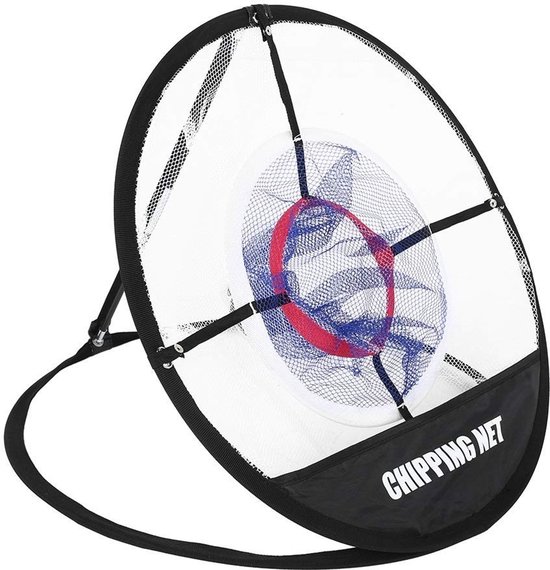Dailygoods - Dailygoody - Golf Chipping Net - Golf Training - Compact en Lichtgewicht - Zwart - Indoor en Outdoor - Perfect voor Beginners - Opvouwbaar